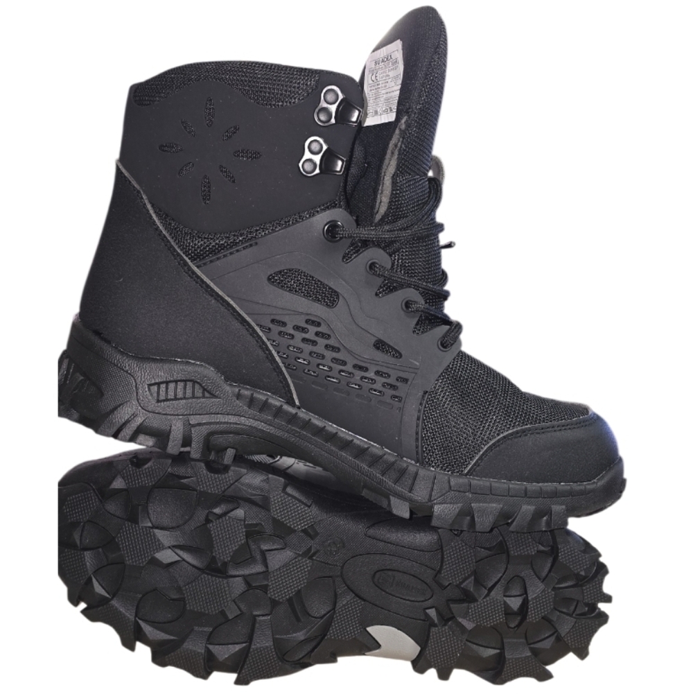 Men's Black Puncture-Proof Safety Boots Size 9.5 - Picture 7 of 10